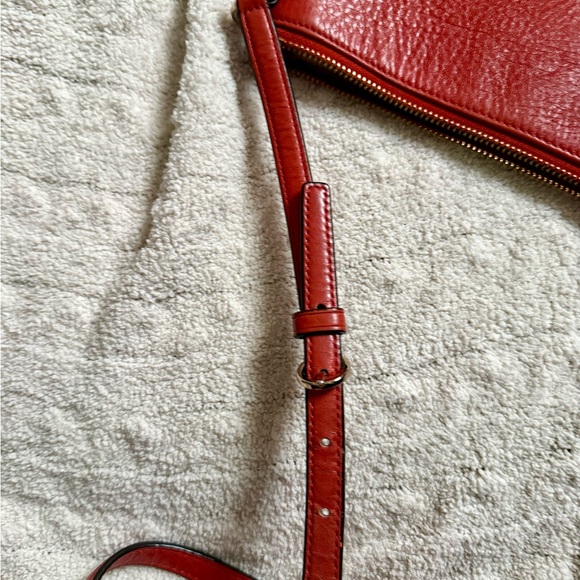 Coach Red Leather Crossbody Bag - Picture 5 of 12